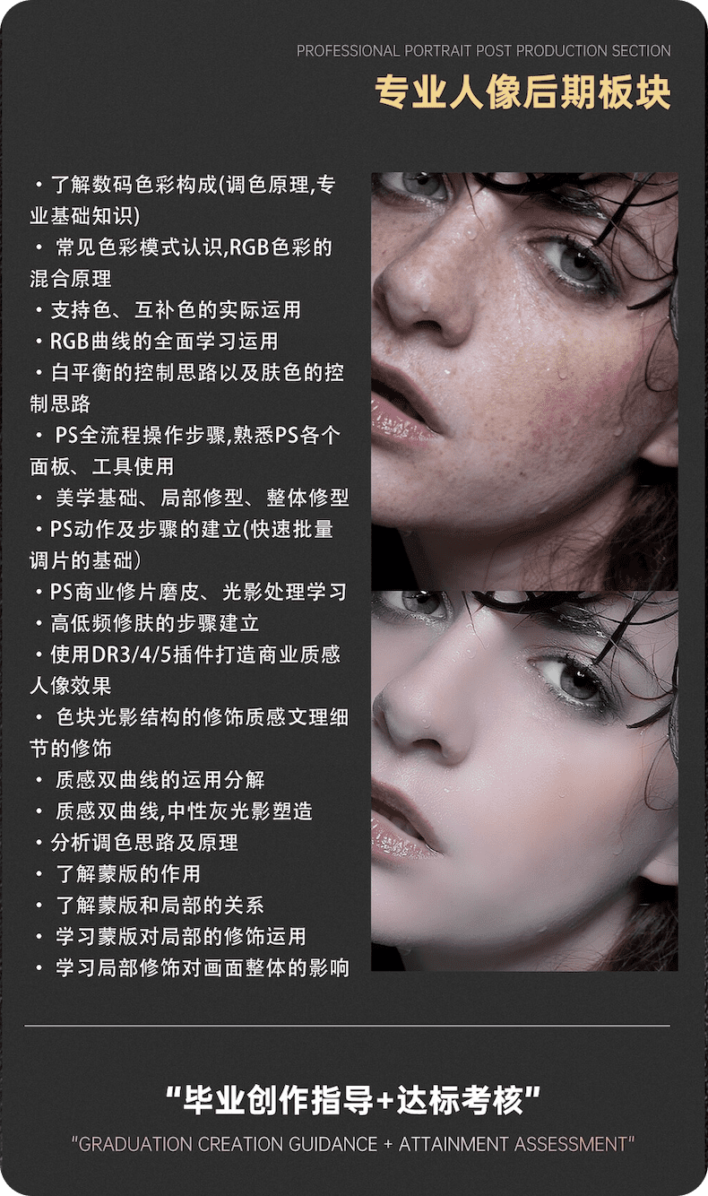 树莓教育-摄影职业班-专业人像后期板块