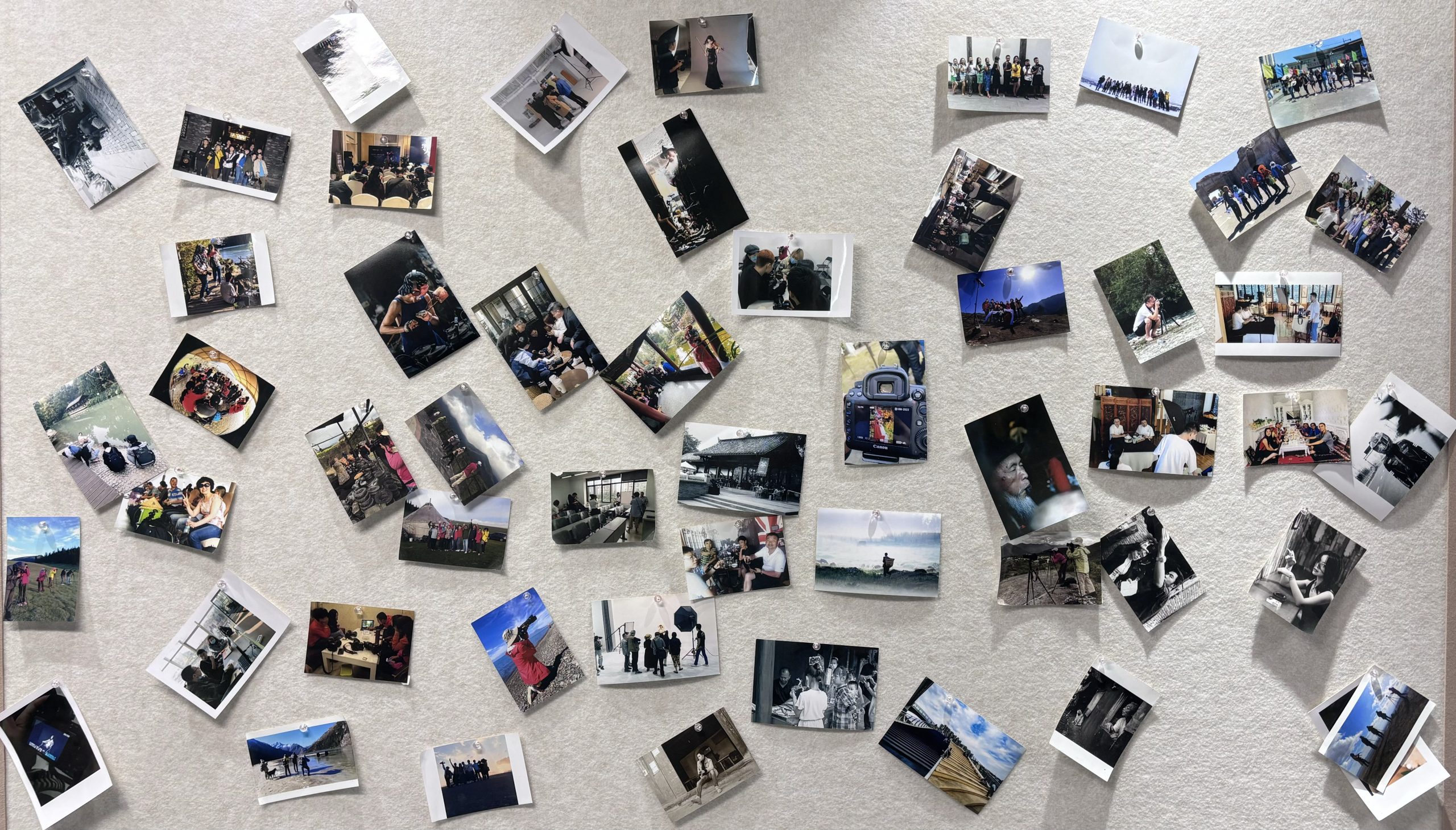 学员拍摄作品-摄影墙展示