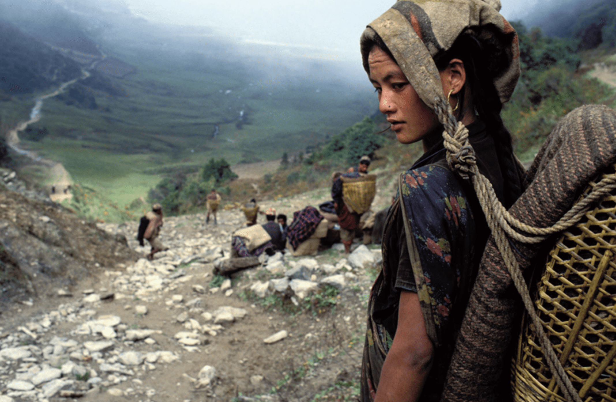 人像拍摄-背篓女孩