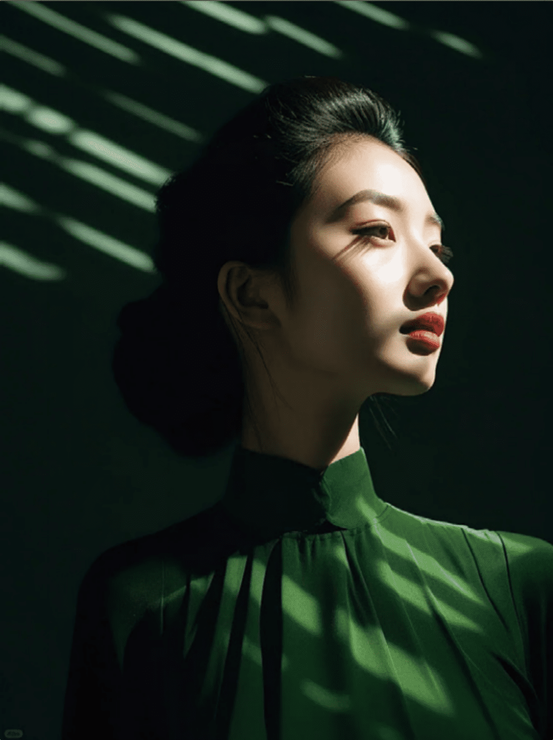 人像拍摄-光影下的女人