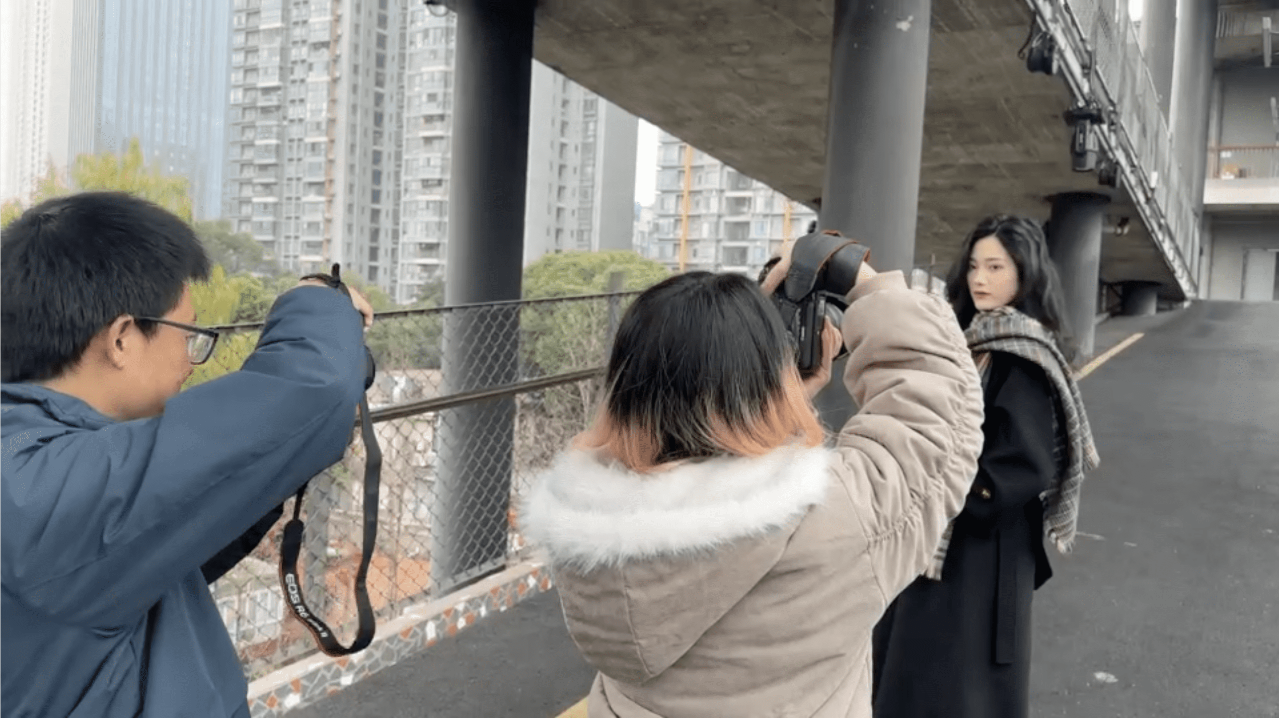 模特人物拍照练习实拍如何构图