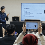 课堂现场-骆来权老师教授补光设备